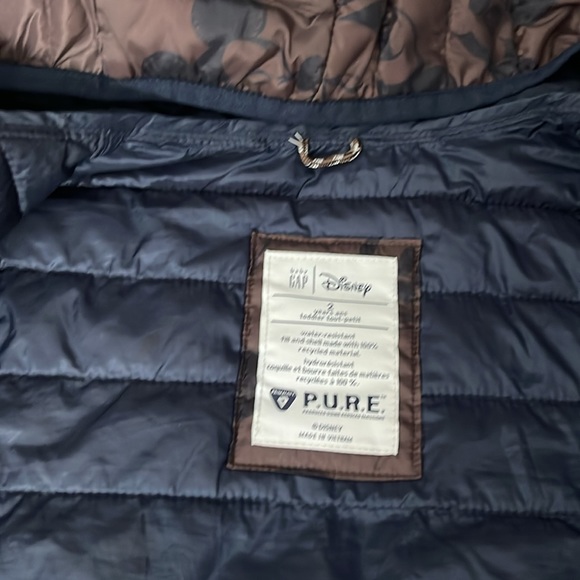 EUC GAP Toddler Boys Mickey Mouse Primaloft Puffer Size 2 - Picture 2 of 3